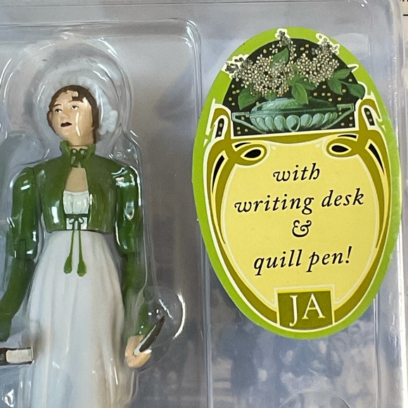 2005 Jane Austen Action Figure Accoutrements you quill and writing desk